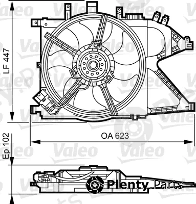 Valeo 696369 — Fan, engine cooling