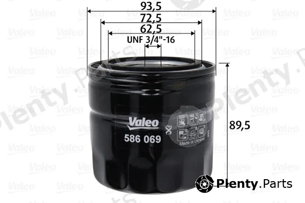 Valeo 586069 — Oil Filter