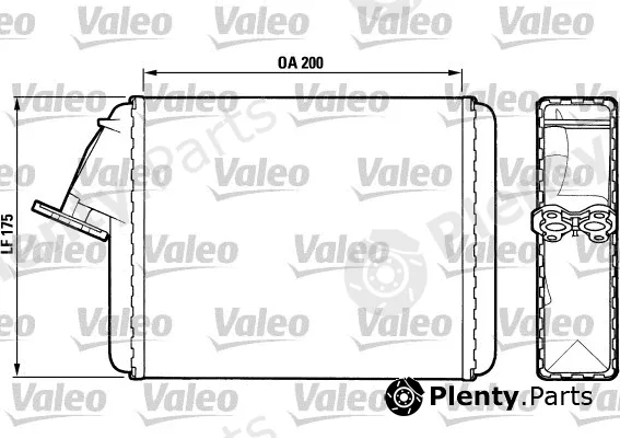 Valeo 883468 — Heat Exchanger, interior heating