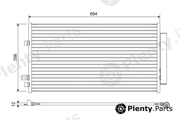 Valeo 822638 — Condenser, air conditioning