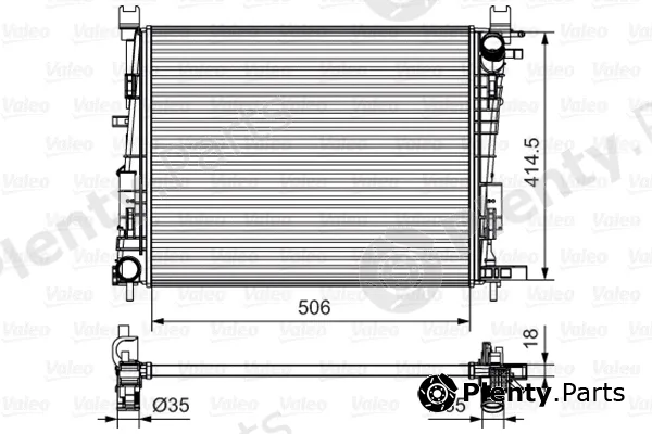 Valeo 735634 — Radiator, engine cooling