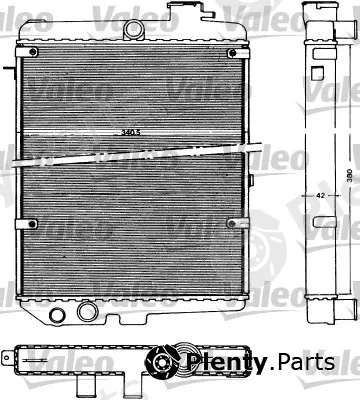 Valeo 883434 — Radiator, engine cooling