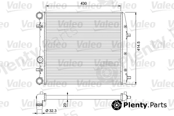 Valeo 232863 — Radiator, engine cooling VALEO CLASSIC