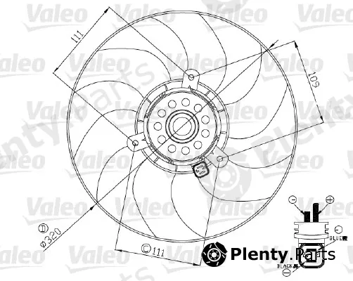 Valeo 696190 — Fan, engine cooling