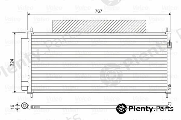 Valeo 814411 — Condenser, air conditioning