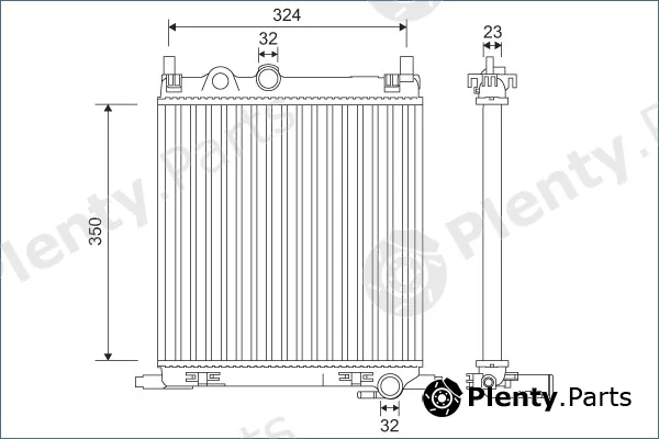 Valeo 701128 — Radiator, engine cooling