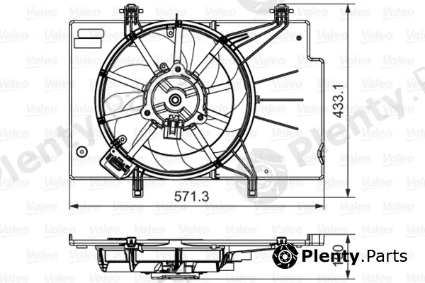 Valeo 696346 — Fan, engine cooling