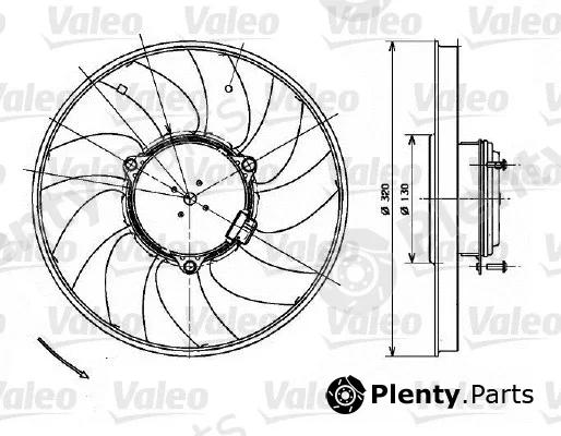 Valeo 696083 — Fan, engine cooling