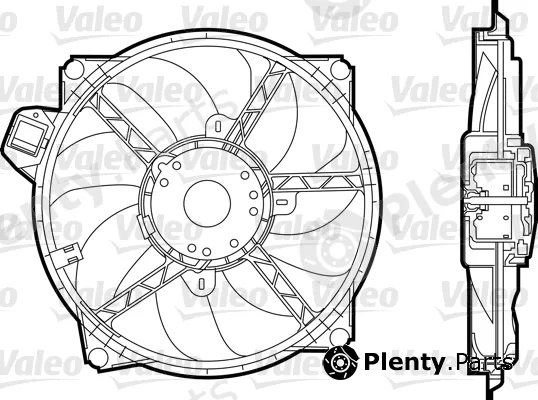 Valeo 696376 — Fan, engine cooling