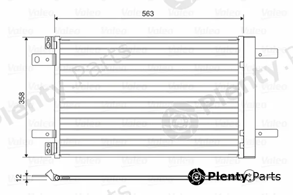Valeo 822550 — Condenser, air conditioning