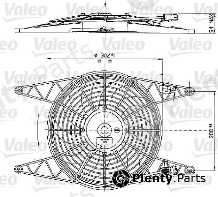 Valeo 698425 — Fan, engine cooling