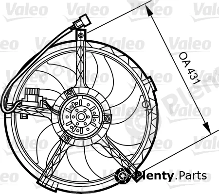 Valeo 696377 — Fan, engine cooling