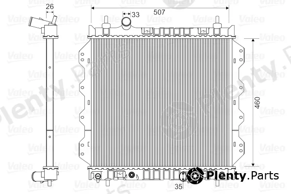 Valeo 732704 — Radiator, engine cooling