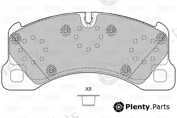 Valeo 601280 — Brake Pad Set, disc brake