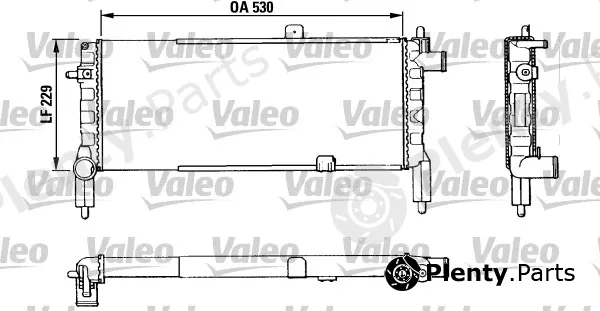 Valeo 883920 — Radiator, engine cooling