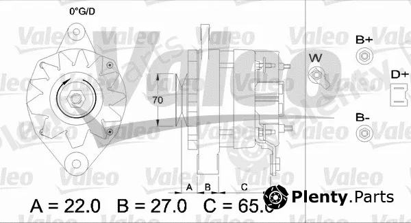 Valeo 433462 — Alternator VALEO RE-GEN REMANUFACTURED