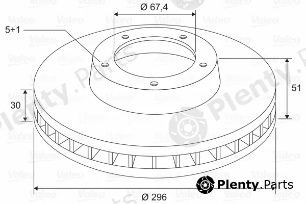 Valeo 197807 — Brake Disc