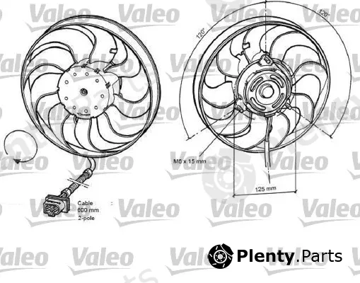 Valeo 696048 — Fan, engine cooling