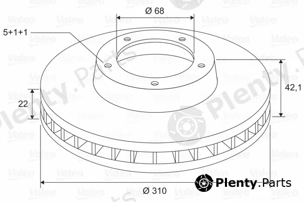 Valeo 197725 — Brake Disc