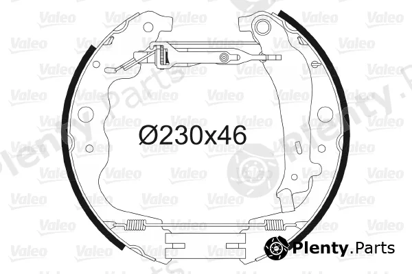 Valeo 554901 — Brake Shoe Set