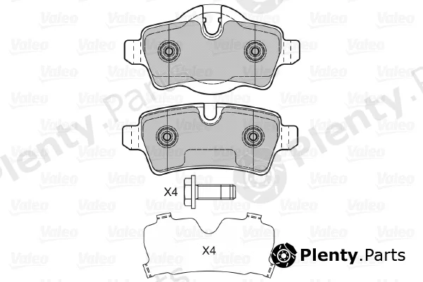 Valeo 601041 — Brake Pad Set, disc brake