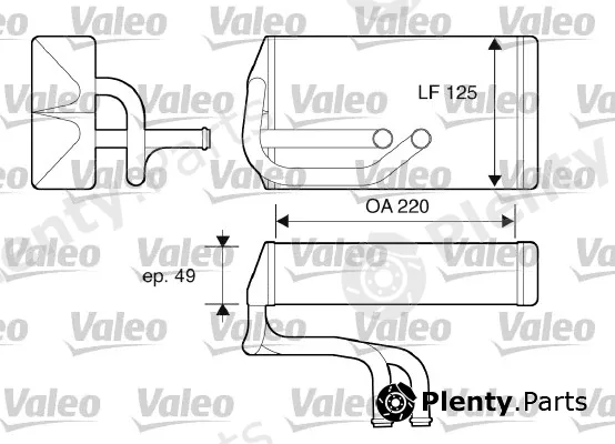 Valeo 812070 — Heat Exchanger, interior heating