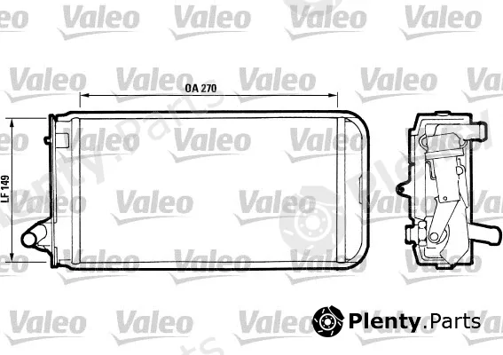 Valeo 811393 — Heat Exchanger, interior heating