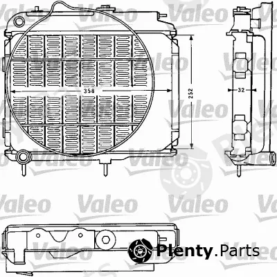 Valeo 810839 — Radiator, engine cooling
