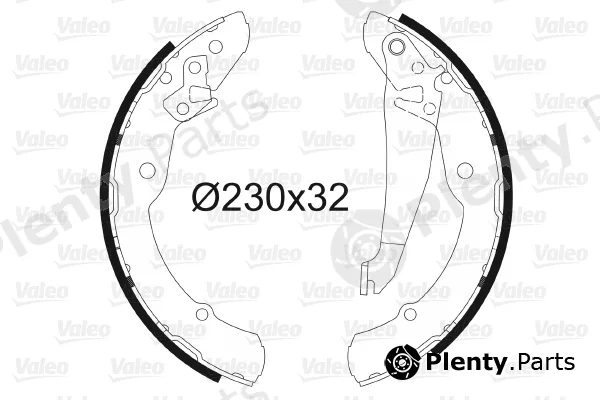 Valeo 562641 — Brake Shoe Set