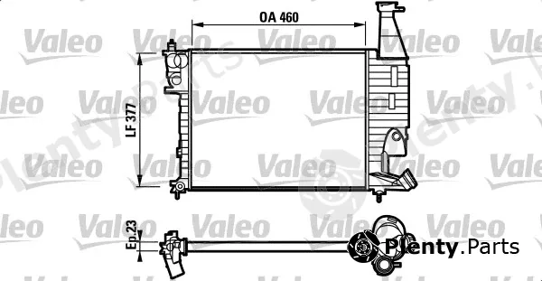 Valeo 732564 — Radiator, engine cooling