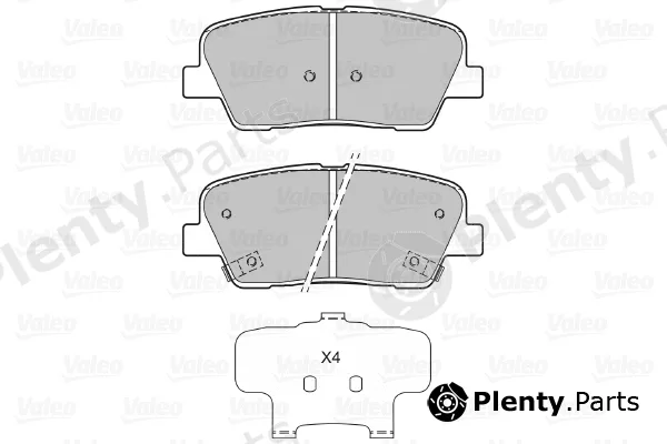 Valeo 670134 — Brake Pad Set, disc brake