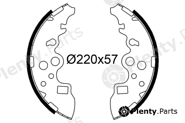Valeo 564313 — Brake Shoe Set
