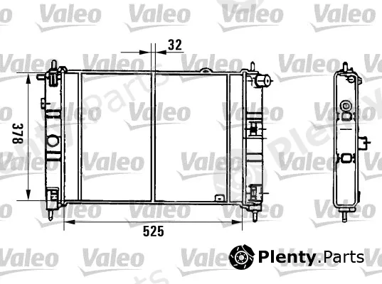 Valeo 971601 — Radiator, engine cooling