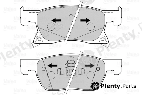 Valeo 601502 — Brake Pad Set, disc brake