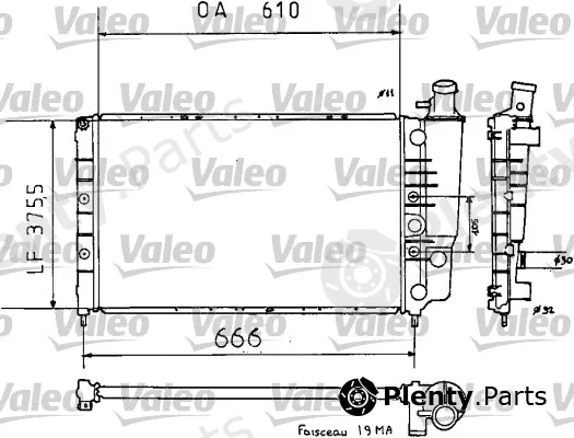Valeo 810938 — Radiator, engine cooling