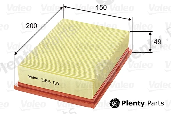 Valeo 585119 — Air Filter