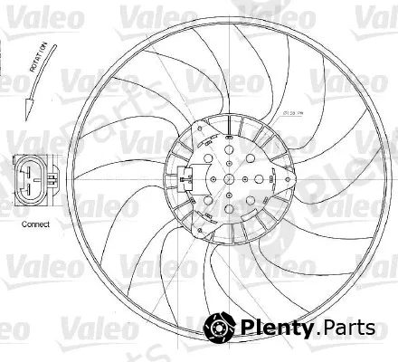 Valeo 696028 — Fan, engine cooling