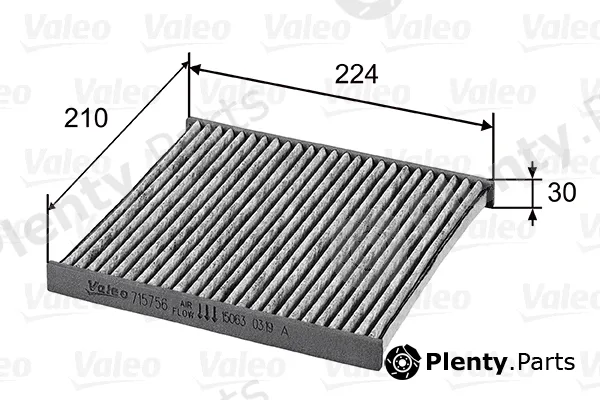 Valeo 715756 — Filter, cabin air VALEO PROTECT