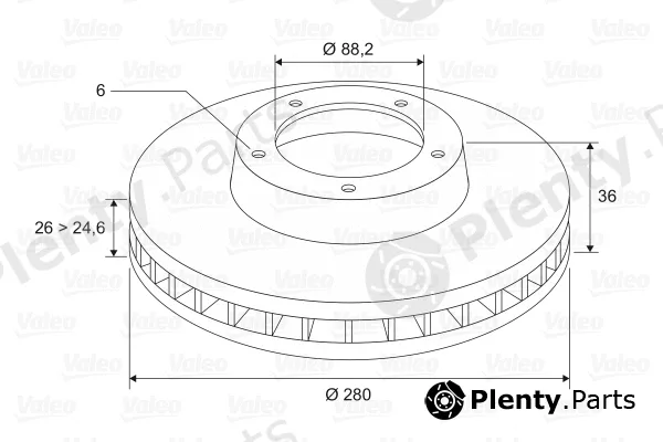 Valeo 197331 — Brake Disc