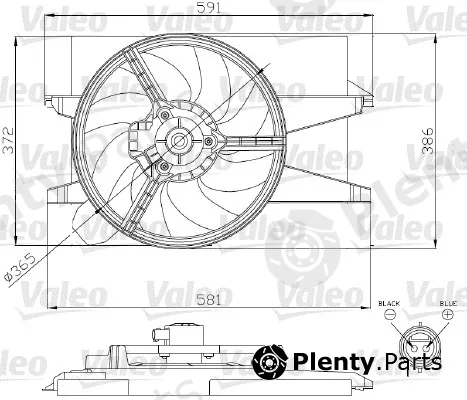 Valeo 696276 — Fan, engine cooling