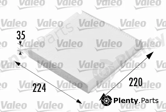 Valeo 698657 — Filter, cabin air VALEO ESSENTIAL