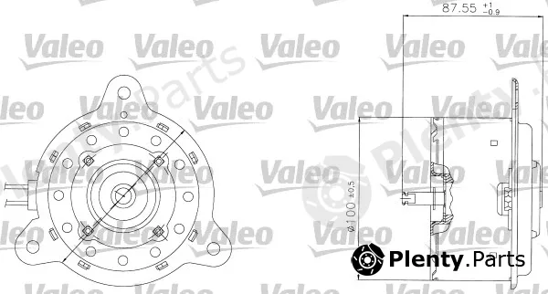 Valeo 698305 — Electric Motor, radiator fan