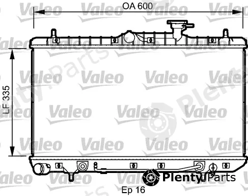 Valeo 734253 — Radiator, engine cooling