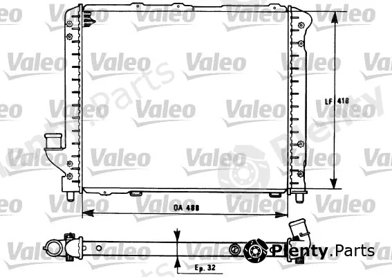Valeo 731281 — Radiator, engine cooling