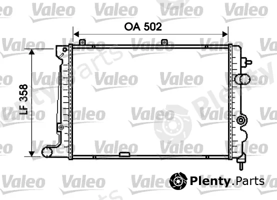 Valeo 734644 — Radiator, engine cooling