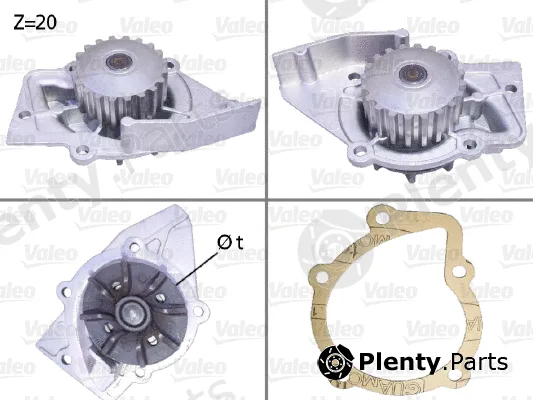 Valeo 506575 — Water Pump, engine cooling