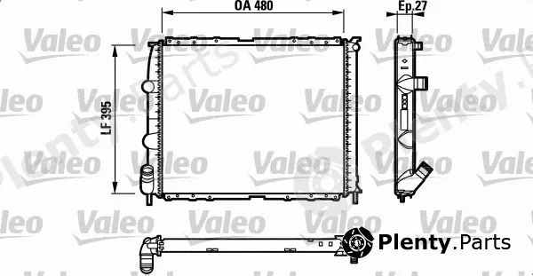Valeo 732387 — Radiator, engine cooling