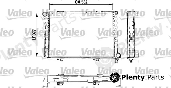 Valeo 883860 — Radiator, engine cooling