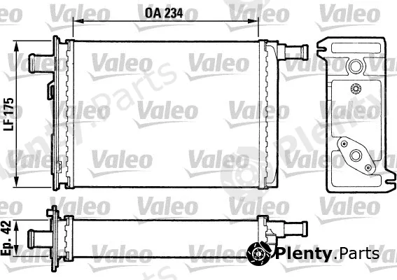 Valeo 883739 — Heat Exchanger, interior heating