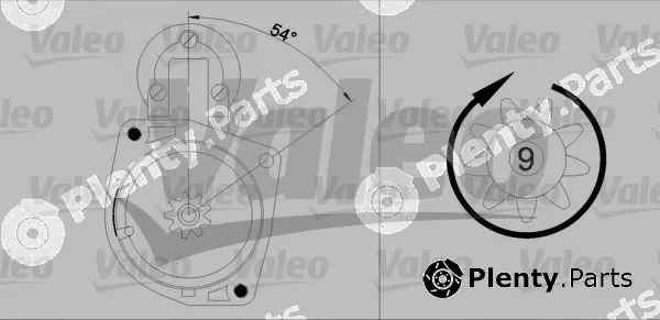 Valeo 436021 — Starter VALEO RE-GEN REMANUFACTURED